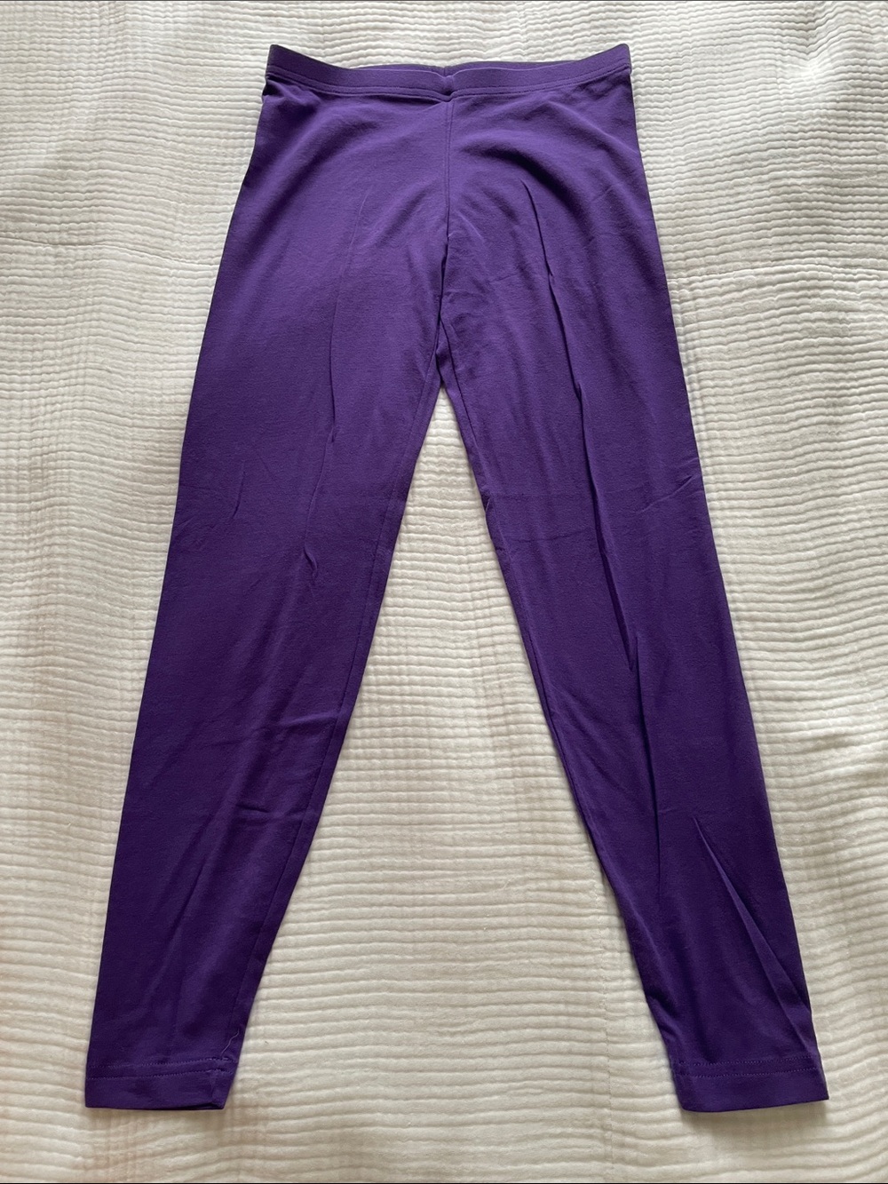 American Apparel Cotton Spandex Jersey Leggings - Vibrant Purple